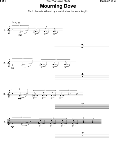 Clarinet 1/Bass Clarinet 1