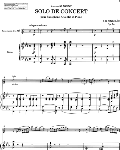 Solo de Concert, op. 74 & Fantaisie Brillante, op. 86