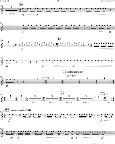 Trumpet in C 1/Piccolo Trumpet in Bb
