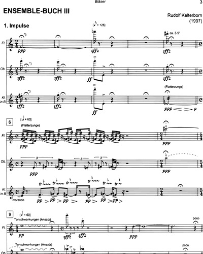 Flute/Piccolo & Oboe/English Horn & Clarinet/Bass Clarinet