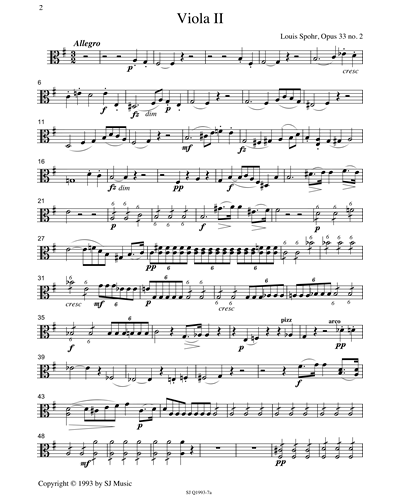 [String Quintet] Viola 2