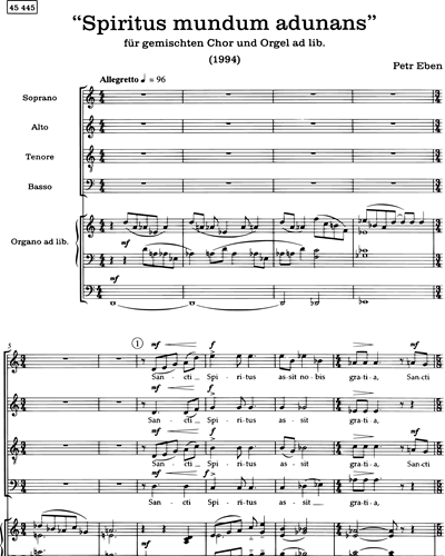 Mixed Chorus & Organ (ad libitum)