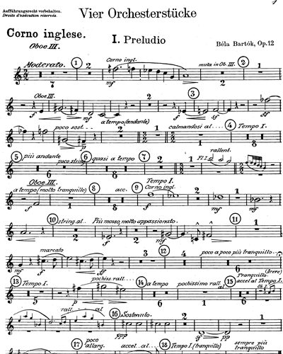 Four Orchestral Pieces, op. 12