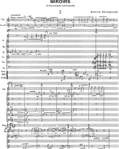 Mezzo-soprano & Full Score