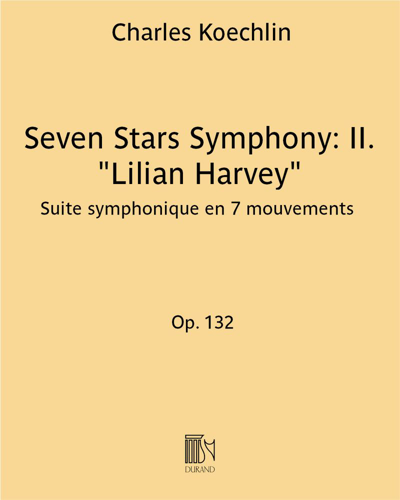 Seven Stars Symphony: II. "Lilian Harvey"