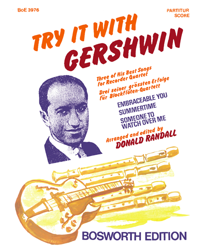 Try it with Gershwin for Recorder Quartet