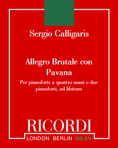 Allegro Brutale con Pavana Op. 55