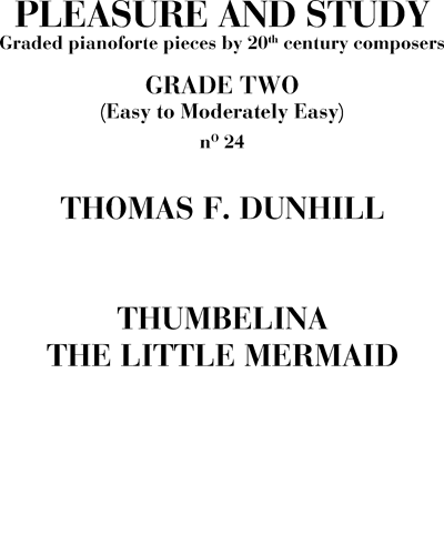 Thumbelina/The Little Mermaid n. 24 (Pleasure and Study)