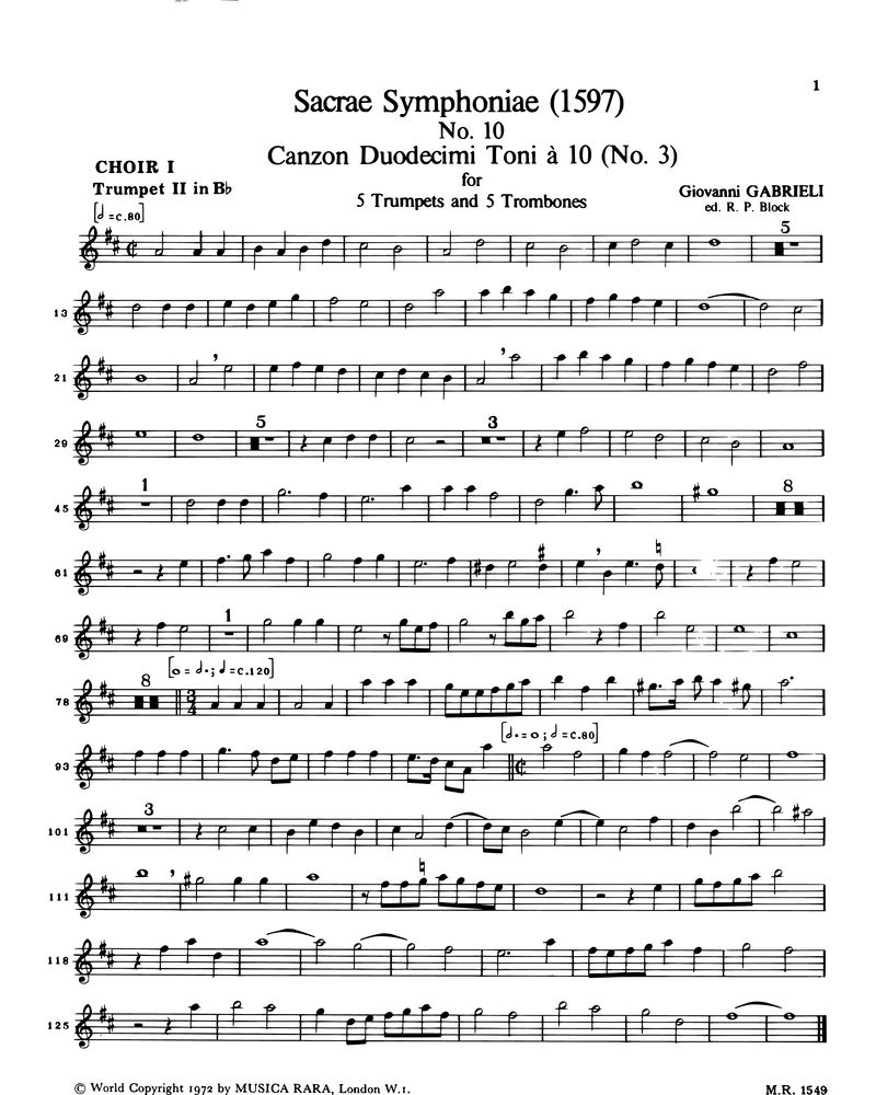 [Choir 1] Trumpet in Bb 2 (Alternative)