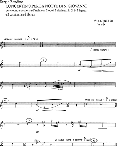 Clarinet 1 in Bb