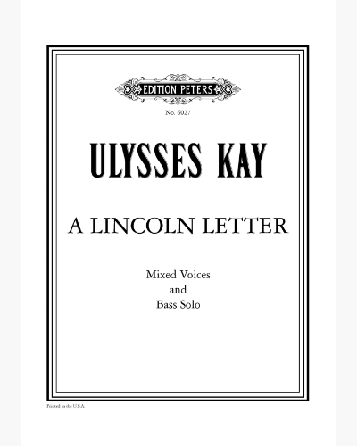 A Lincoln Letter