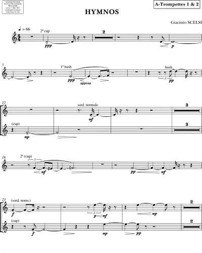 [Orchestra A] Trumpet 1 & Trumpet 2