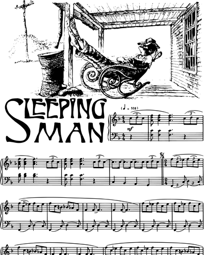 Piano Jazz Blues 2 : Sleeping man