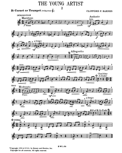 Cornet in Bb & Trumpet in Bb (Alternative)