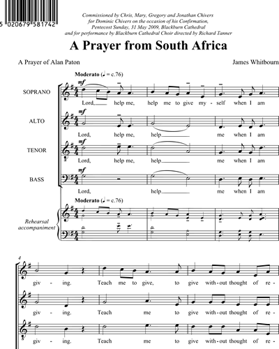 A Prayer from South Africa
