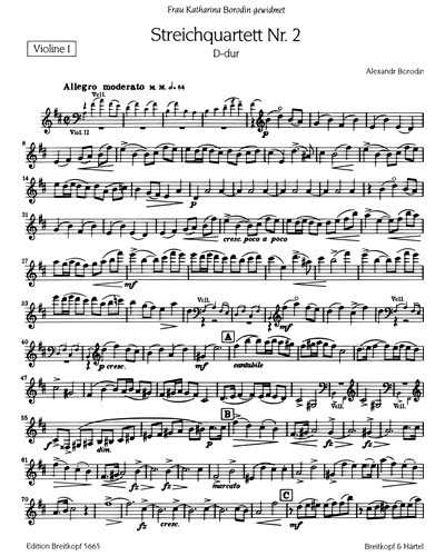 Streichquartett Nr. 2 D-dur