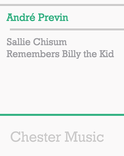 Sallie Chisum Remembers Billy the Kid