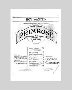 Boy Wanted (from 'Primrose')