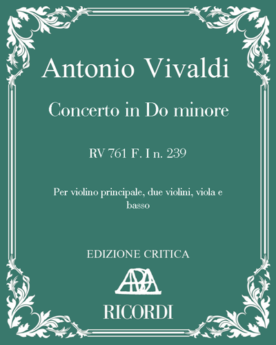 Concerto in Do minore RV 761 F. I n. 239
