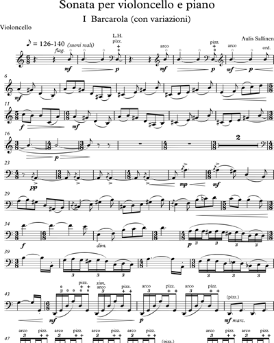 Sonata per Violoncello e Piano