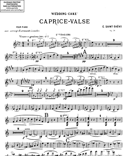 'Wedding Cake', Caprice-Valse in Ab major
