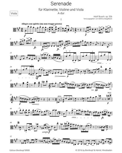 Serenade A-dur op. 53b
