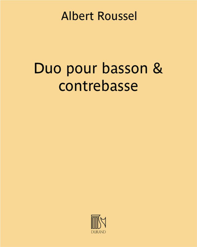Duo pour basson & contrebasse