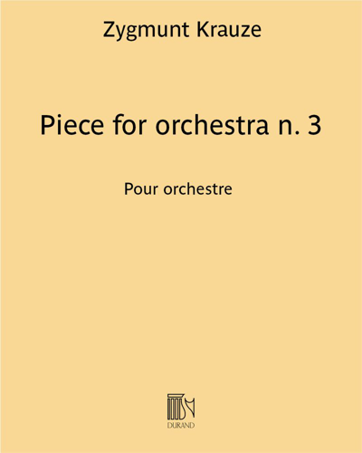 Piece for orchestra n. 3