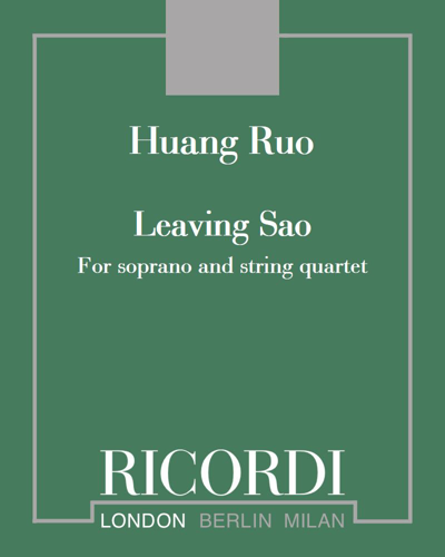Leaving Sao - For soprano and string quartet