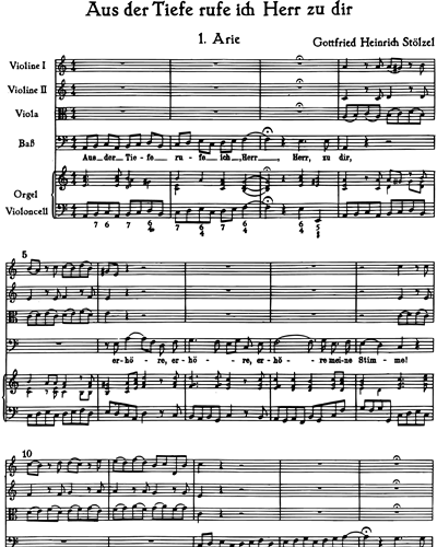 Full Score & Bass & Organ (Continuo)