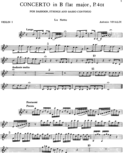 Concerto in B-dur RV 501 (P 401)