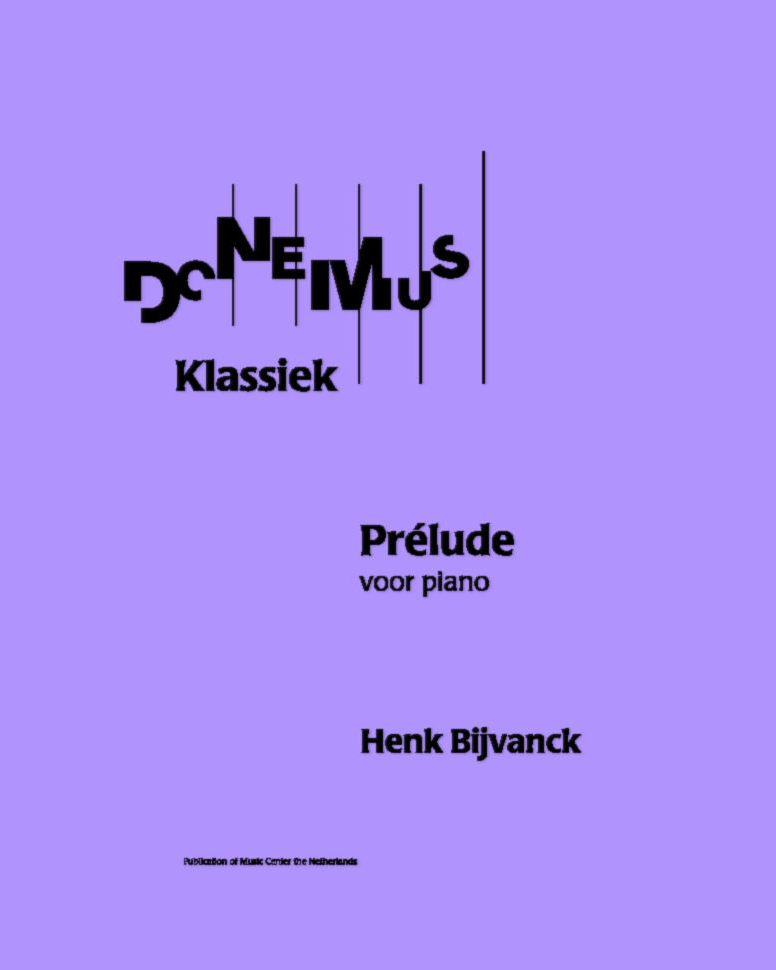 Prélude for Piano