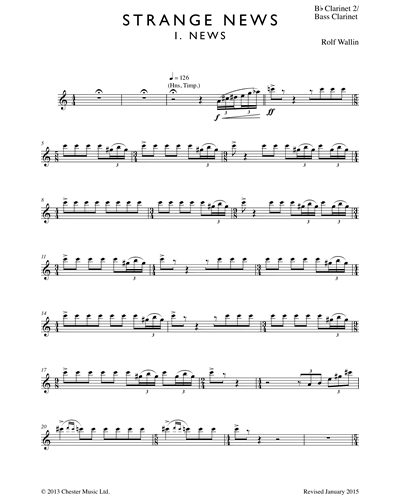 Clarinet 2 in Bb/Bass Clarinet in Bb