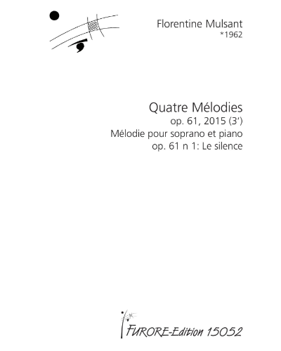 Le Silence, op. 61 No. 1 (from 'Quatre Mélodies, op. 61')