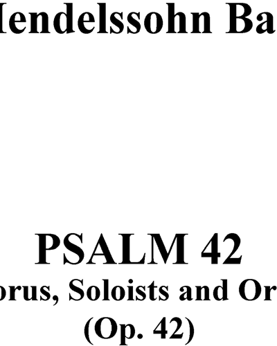 Psalm 42, op. 42