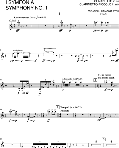 Clarinet in Bb/Piccolo Clarinet