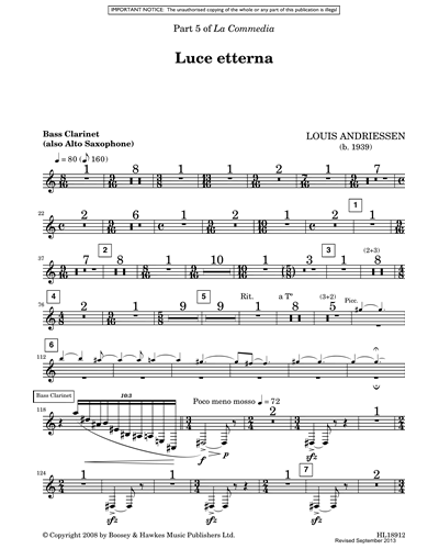 Bass Clarinet/Alto Saxophone