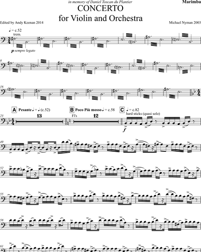 Violin Concerto [Revised 2014]