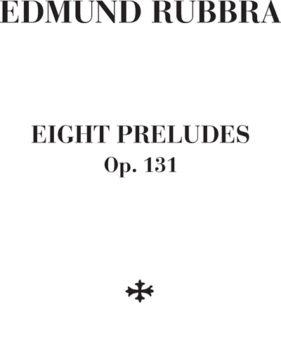 Eight preludes Op. 131