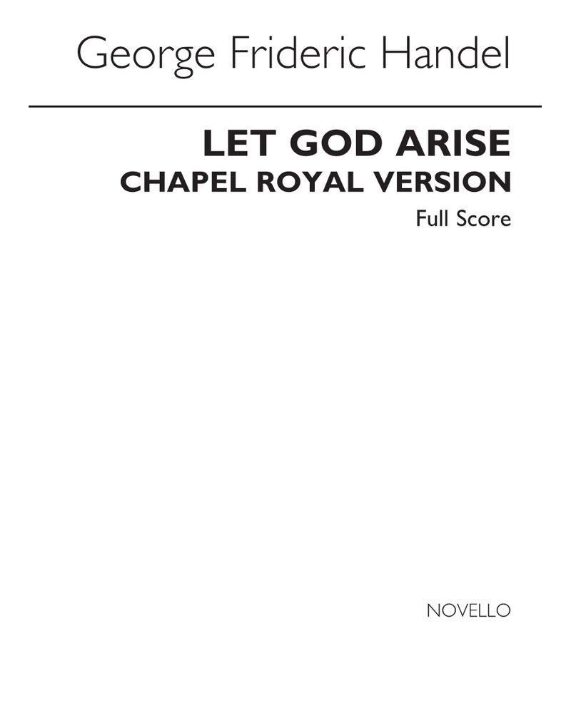 Let God Arise [Chapel Royal Version]
