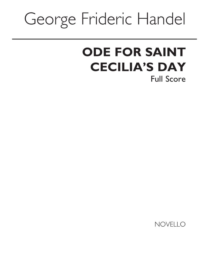 Ode for Saint Cecilia's Day, HWV 76