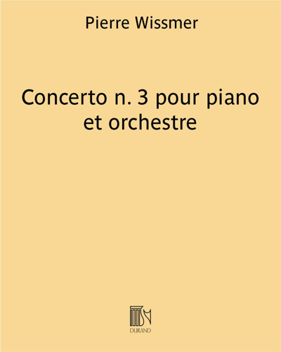 Concerto n. 3 pour piano et orchestre