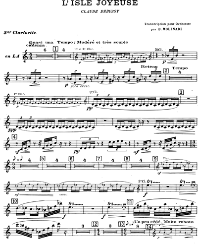 Clarinet 3 in A