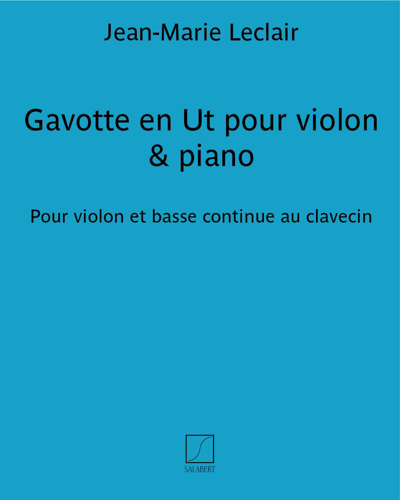 Gavotte en Ut pour violon & piano