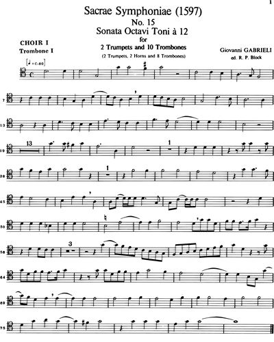 [Choir 1] Trombone 1