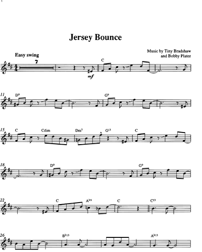 Onderhoud plank Ecologie Jersey Bounce Sheet Music by The Jimmy Dorsey Orchestra | nkoda