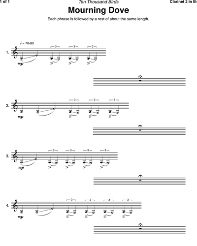 Clarinet 2/Bass Clarinet 2