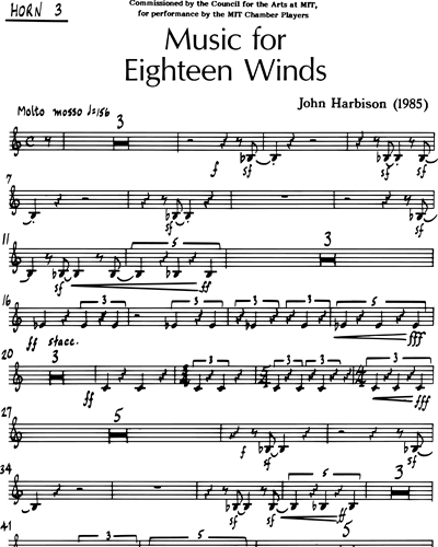 Music for 18 Winds