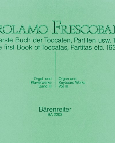 Das erste Buch der Toccaten, Partiten usw. 1637