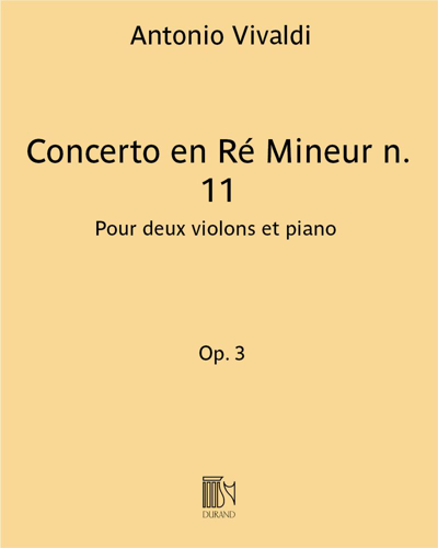 Concerto en Ré Mineur Op. 3 n. 11